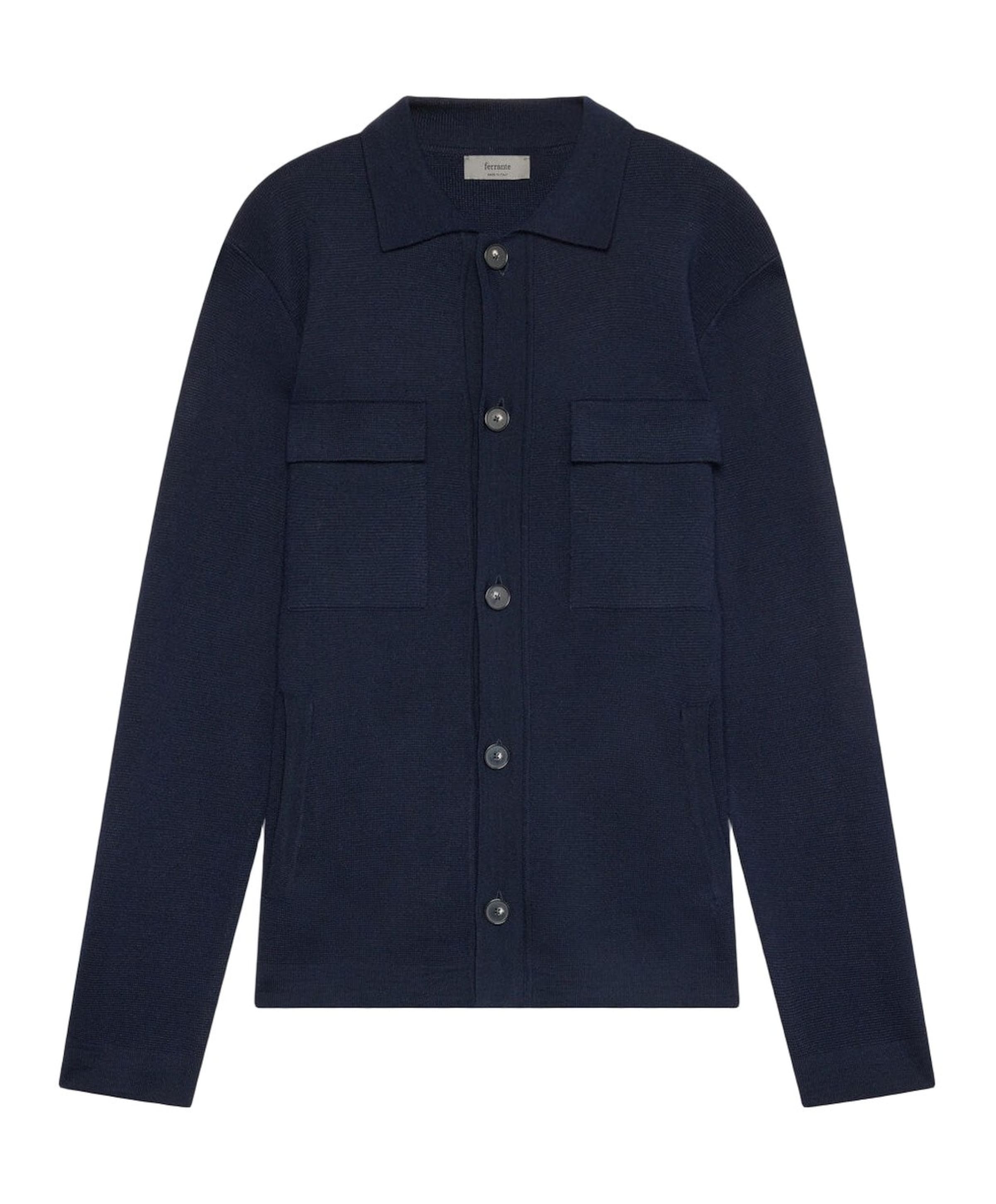 Heren vest blauw