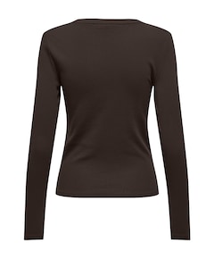 Dames longsleeve bruin