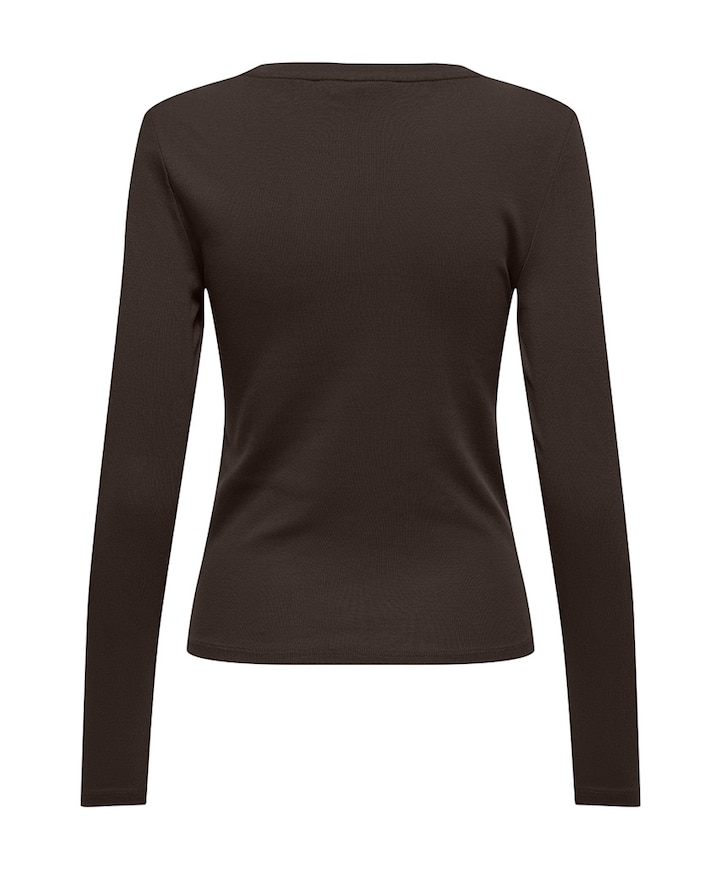 Dames longsleeve bruin