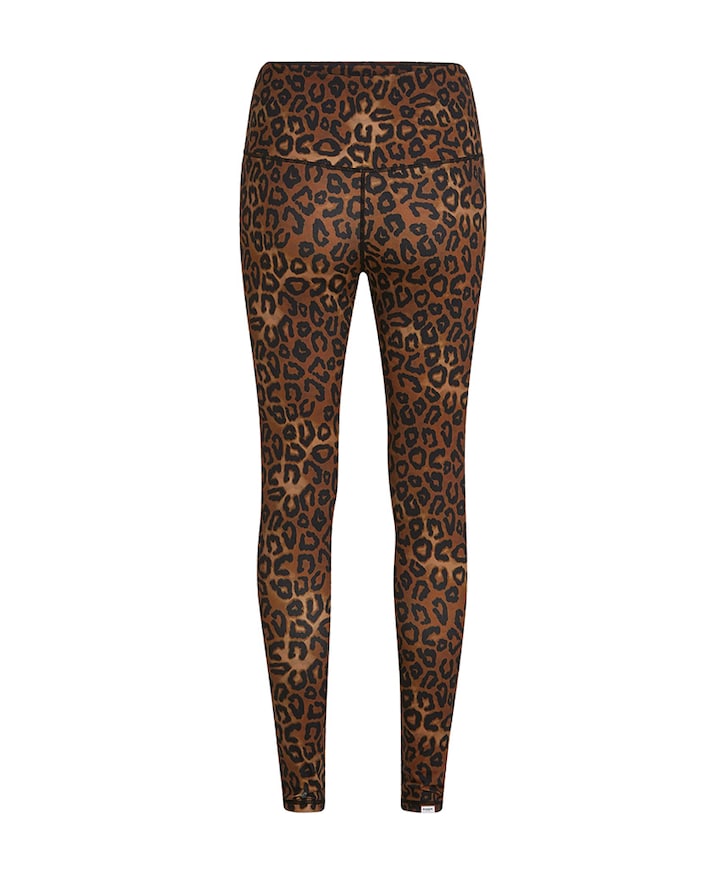 Leggings AOP dames broek bruin