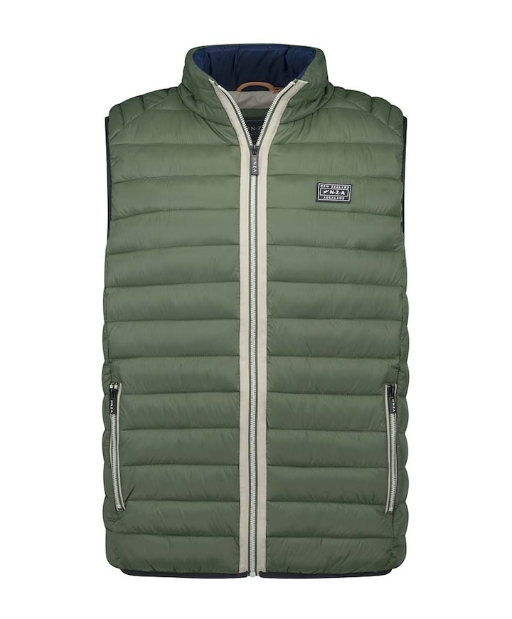 Heren bodywarmer groen