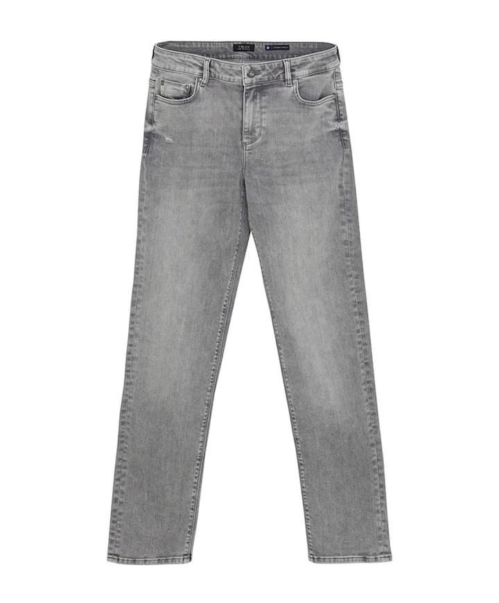 2615 Straight Wide Fit jeans grijs