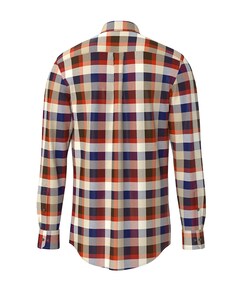 Overhemd lange mouw bordeaux