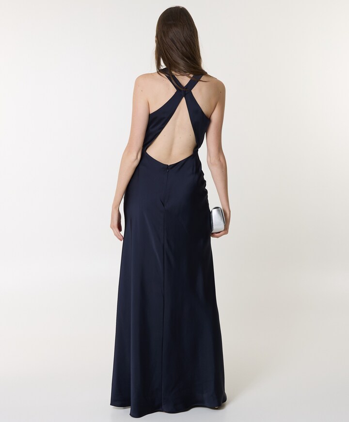 Dames jurk blauw