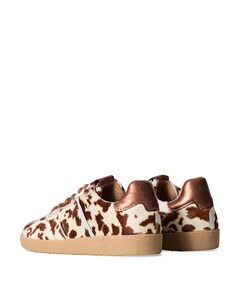 Poona dames sneakers bruin