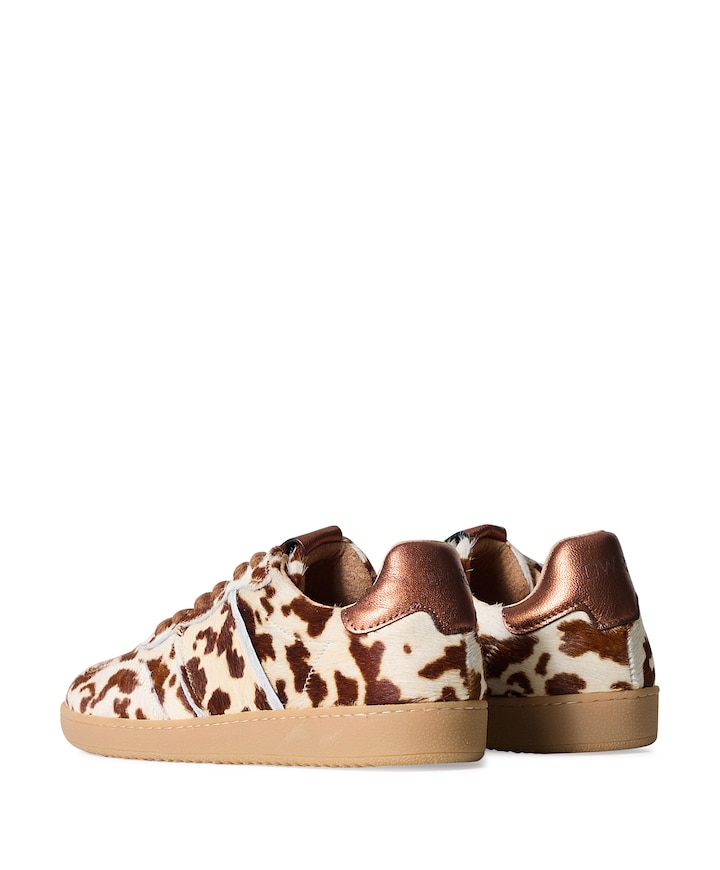 Poona dames sneakers bruin