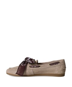 dames mocassins beige