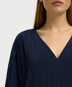 Dames blouse blauw