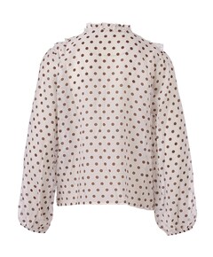 Dames blouse bruin