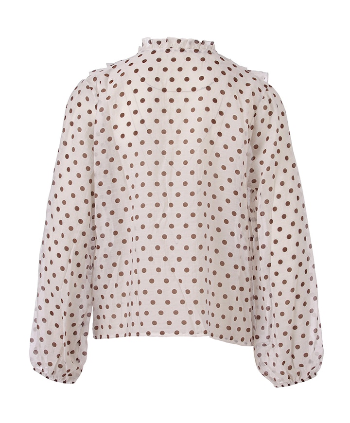 Dames blouse bruin