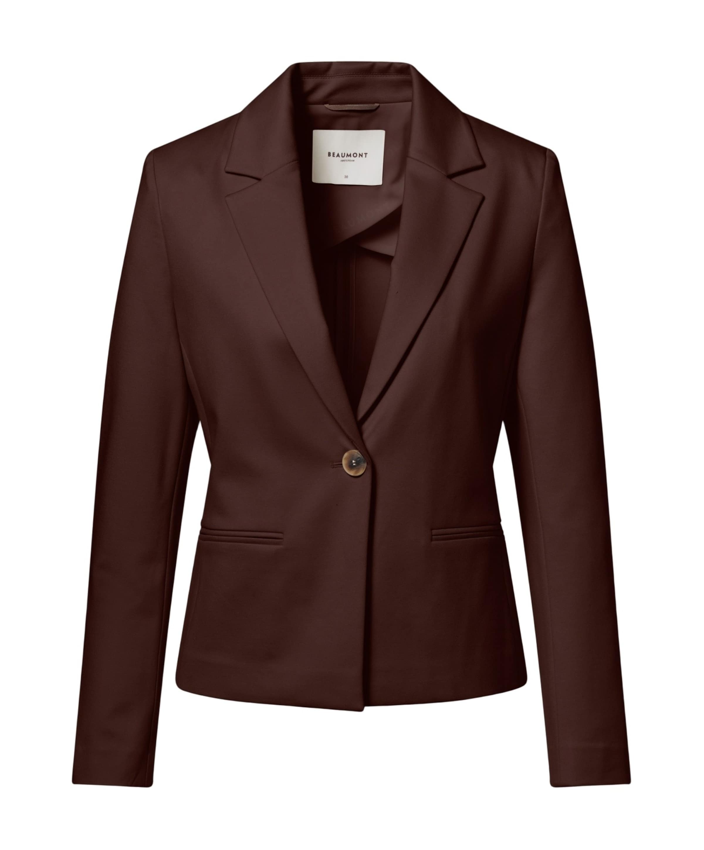 Dames blazer bruin