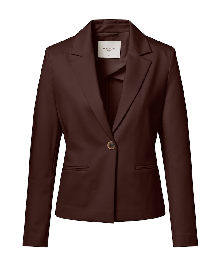 Dames blazer bruin
