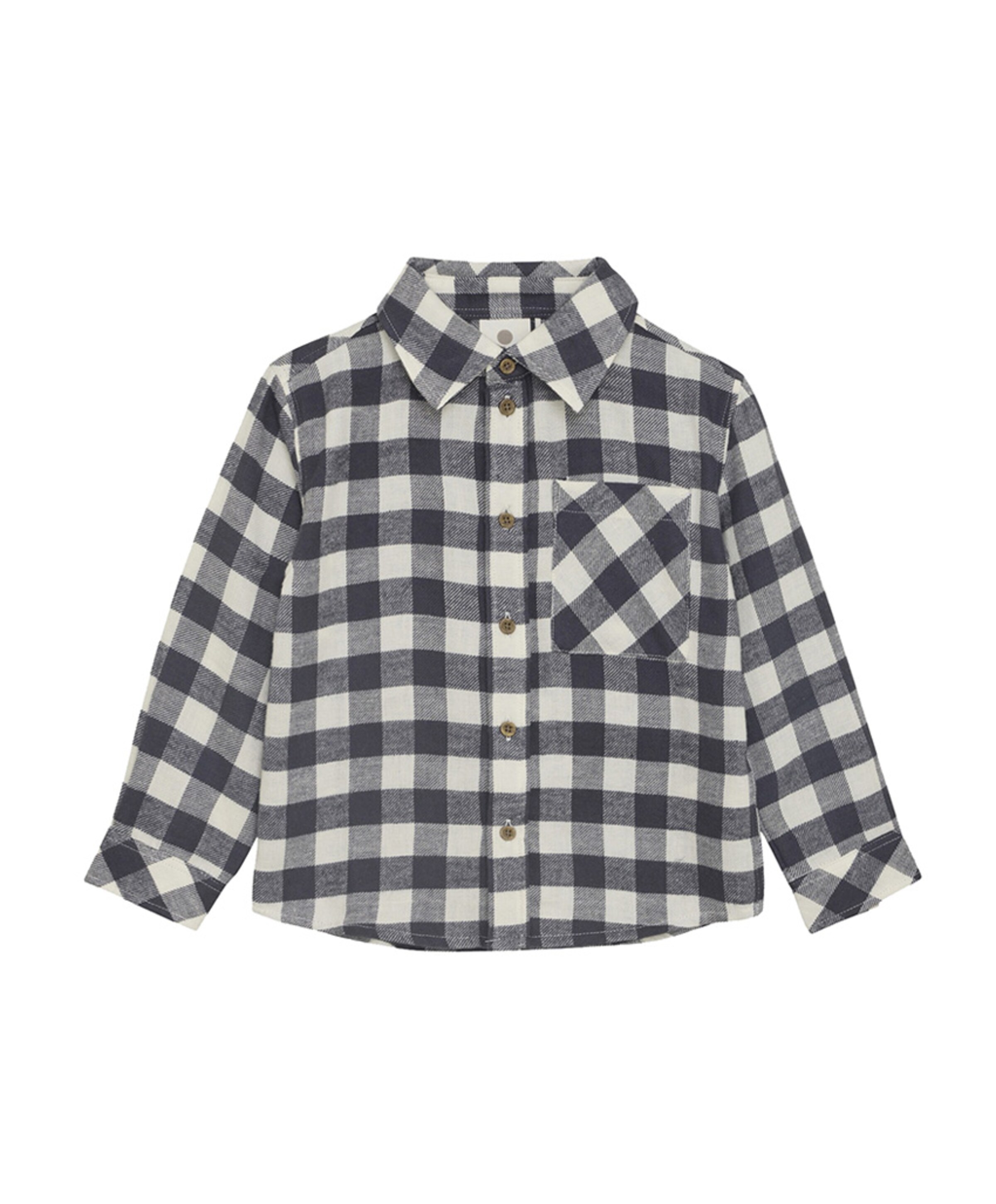 Overhemd lange mouw blauw