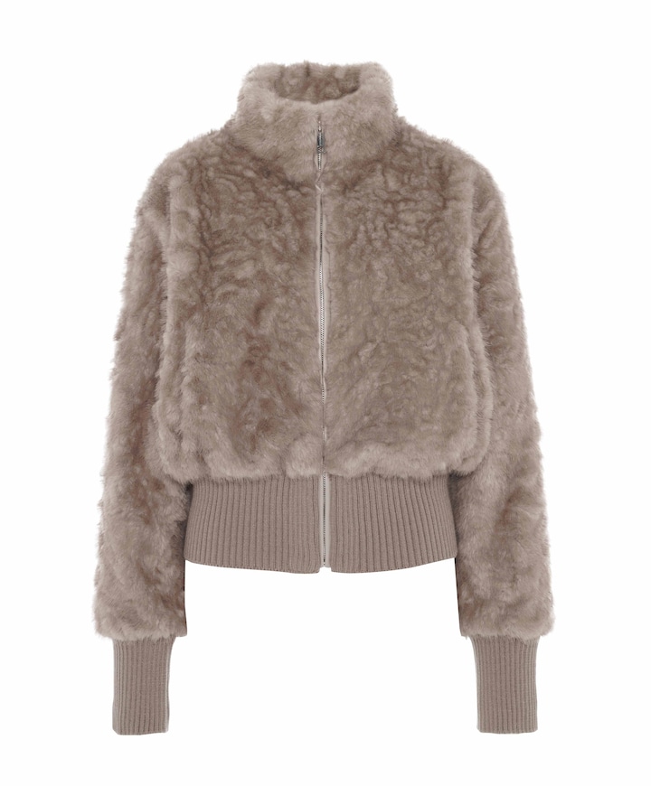 Dames jas beige