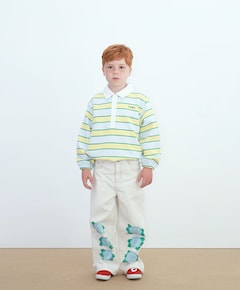 Uniseks longsleeve blauw