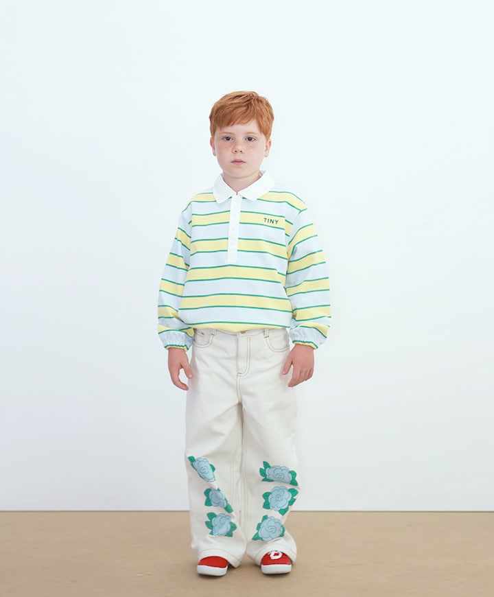 Uniseks longsleeve blauw