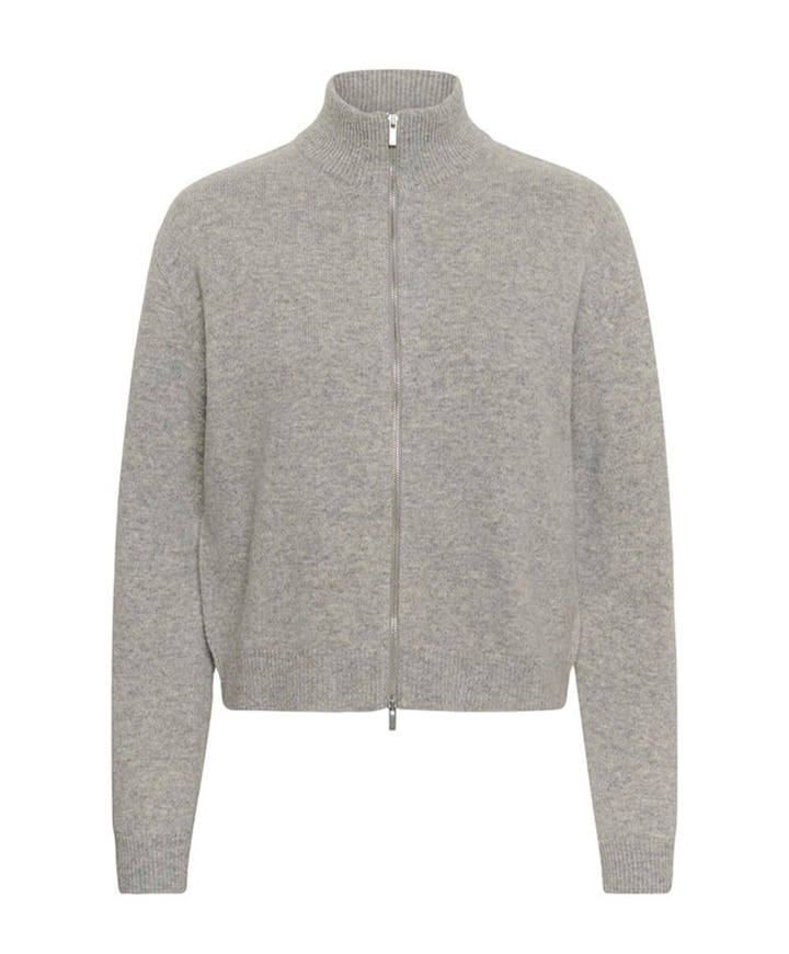 Dames vest grijs