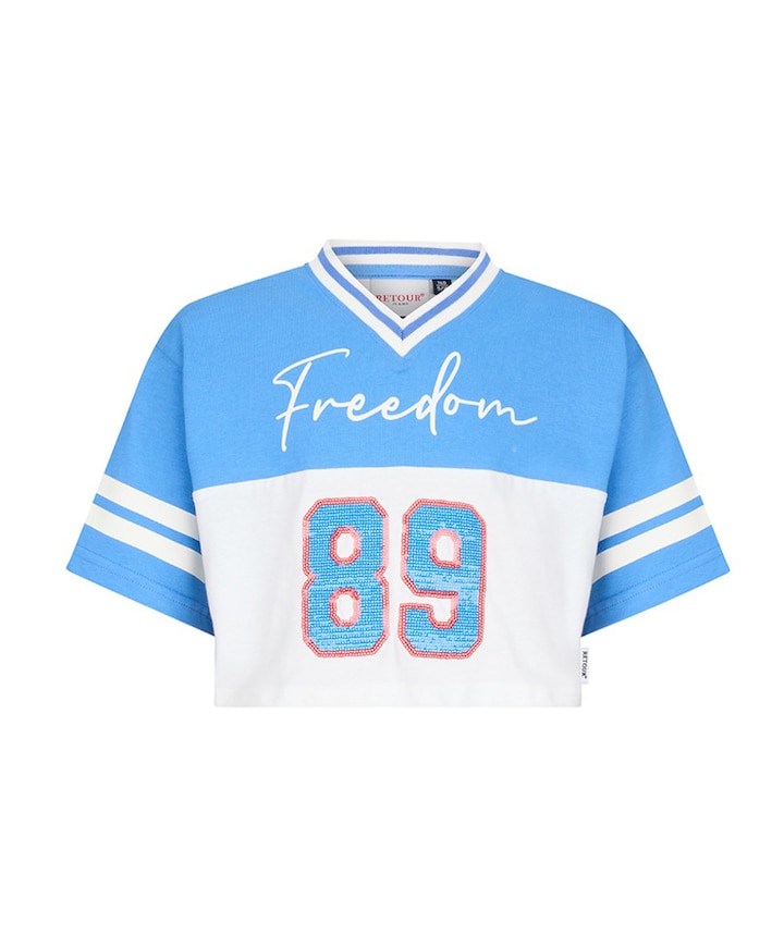 Meisjes T-shirt blauw