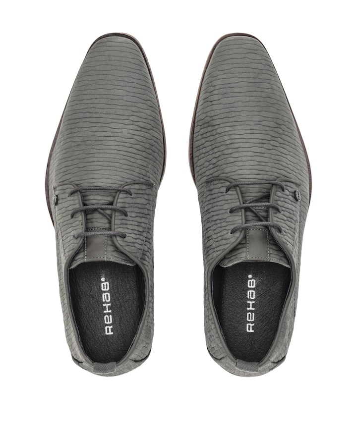 Greg Stones heren veterschoenen grijs