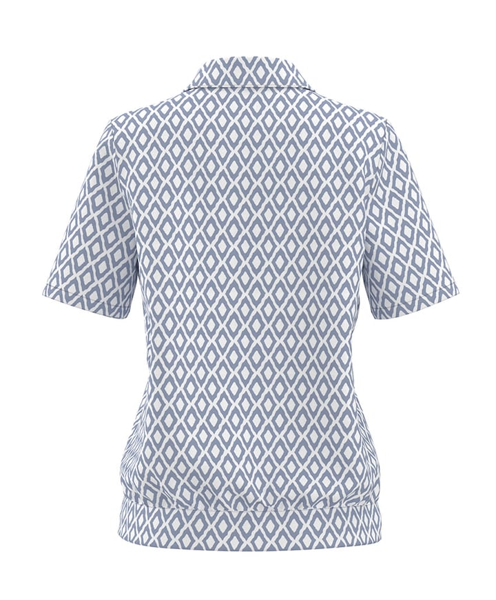 Dames polo blauw