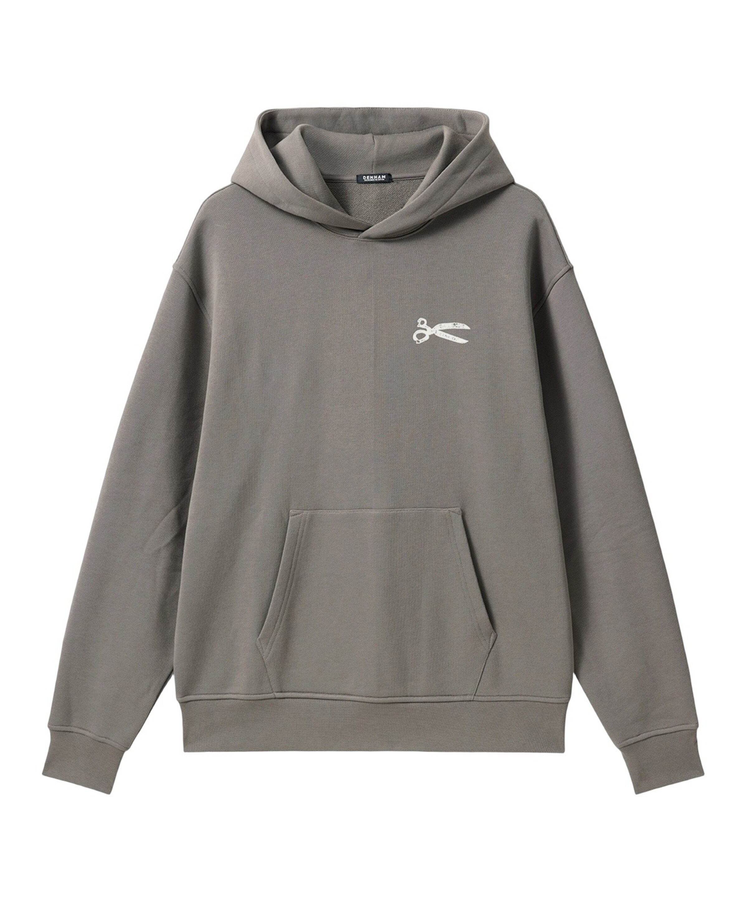Heren hoodie grijs