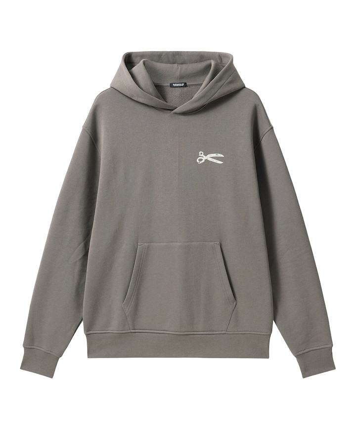 Heren hoodie grijs