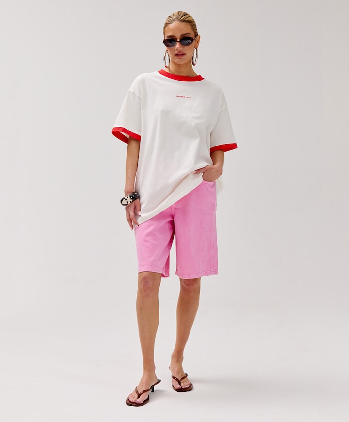 Dames T-shirt ecru