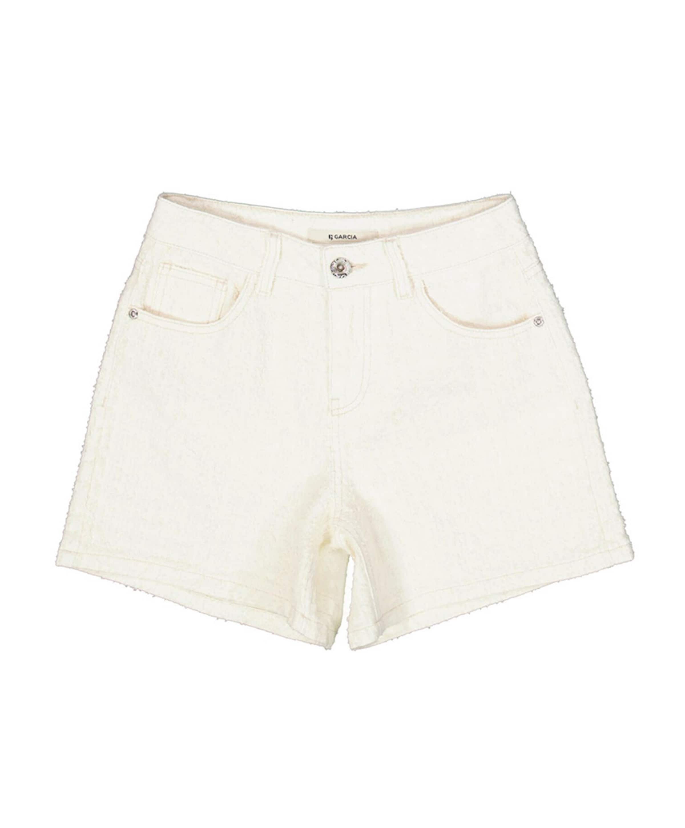 O262534_girls meisjes korte broek ecru