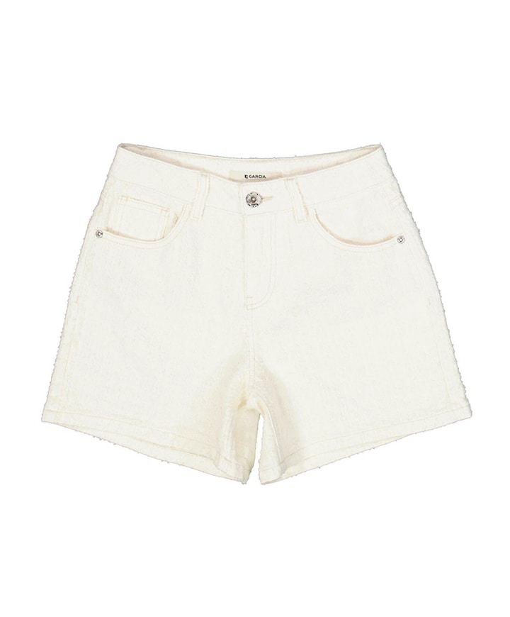 O262534_girls meisjes korte broek ecru