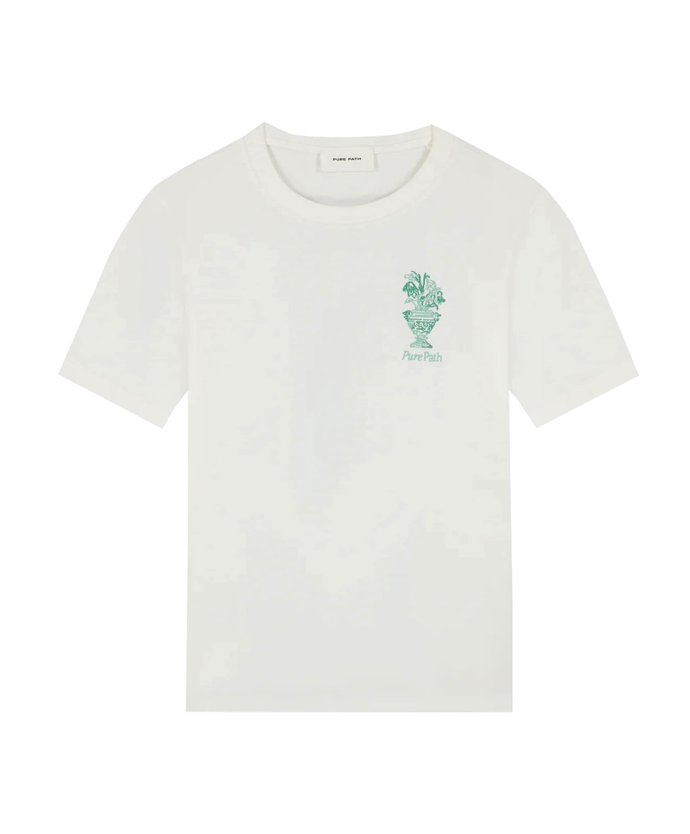 Heren T-shirt ecru