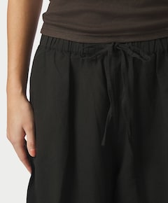 Roxane Balloon Linen dames broek zwart
