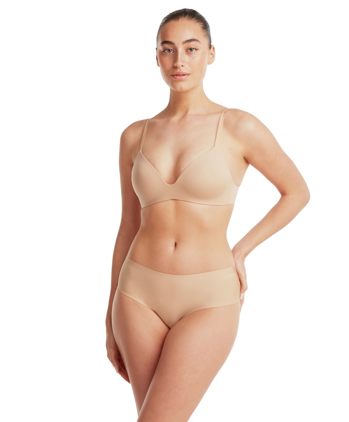 Dames slip beige