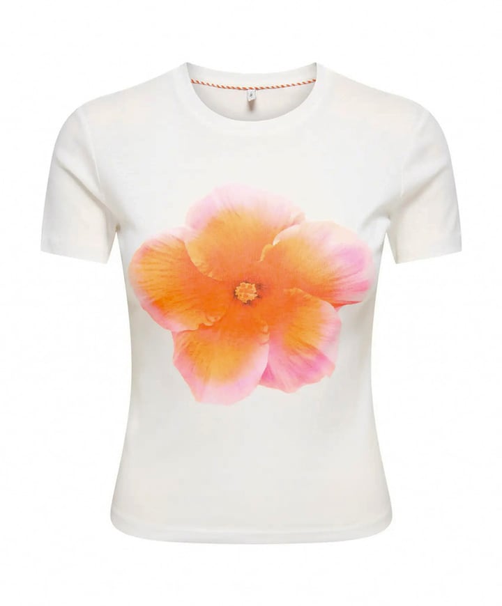 Dames T-shirt ecru