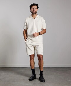 heren korte broek ecru