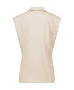 Dames gilet beige