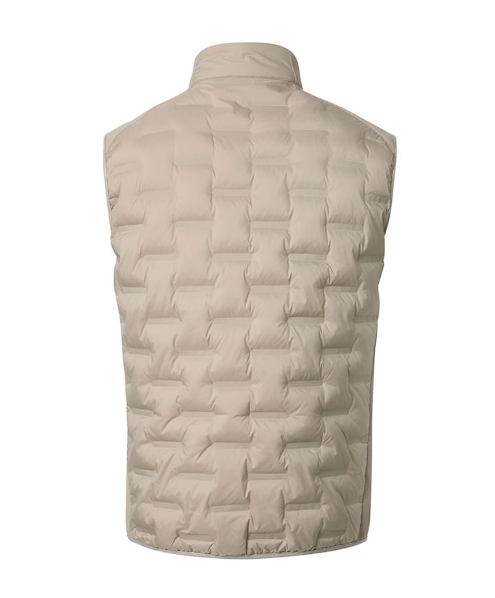 Heren bodywarmer beige