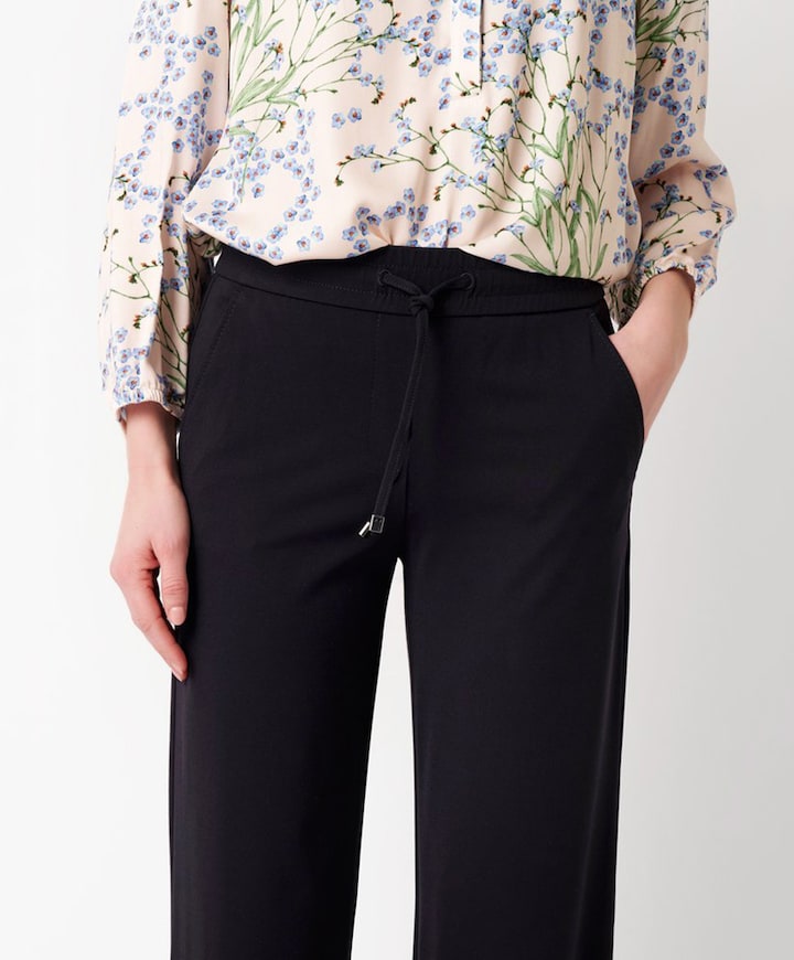 Jenny Wide Leg dames broek blauw