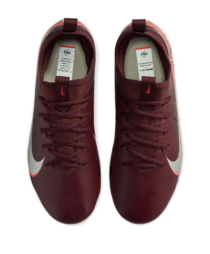 Jr Zm Vapor 16 Acad Fg/mg Nu3 jongens voetbalschoenen bordeaux