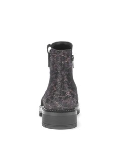 dames enkellaarzen zwart