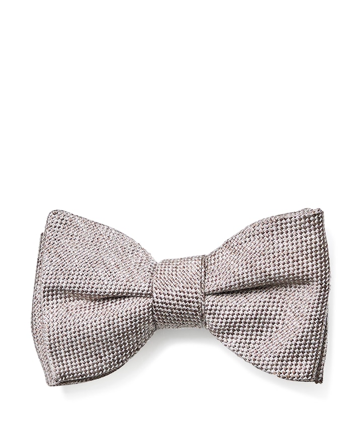 Vlinderstrikje beige