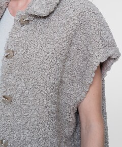 Dames gilet beige