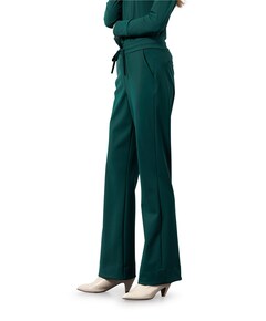 Flair bonded drawstring broek groen