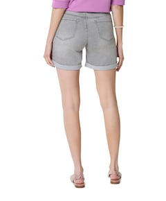 Dames korte broek grijs