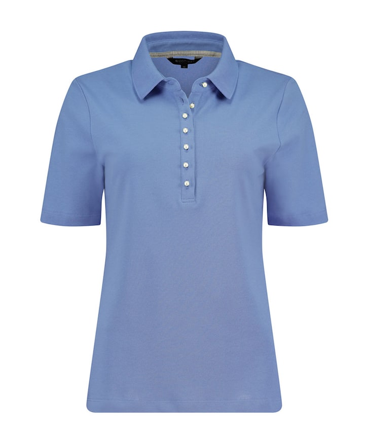 Dames polo blauw