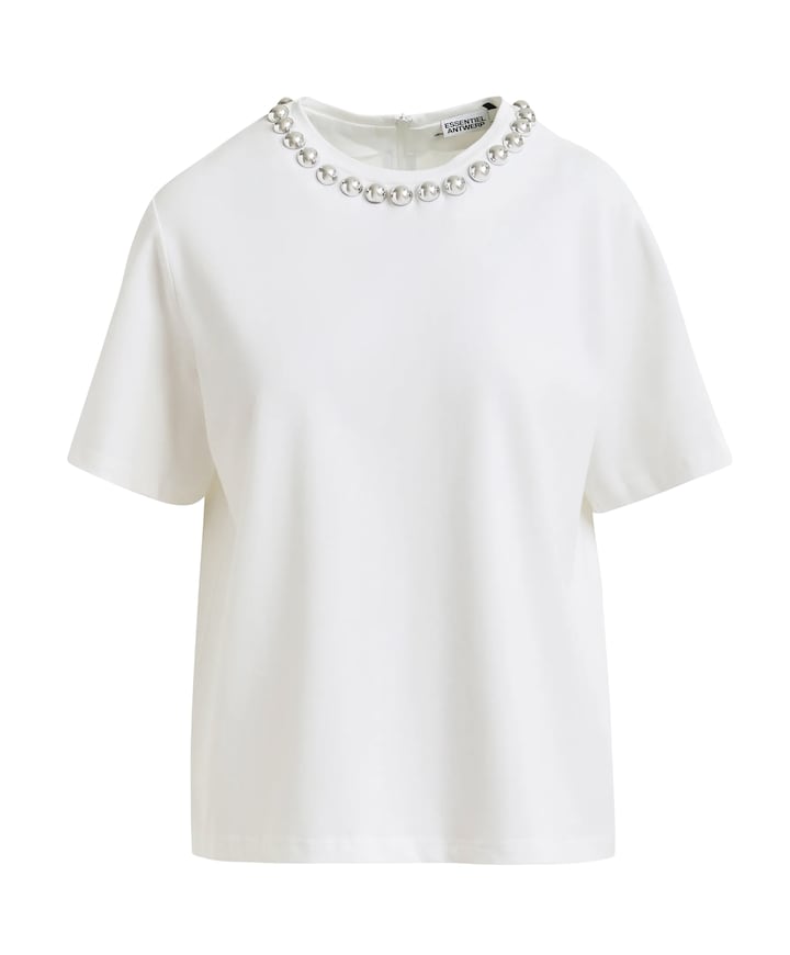 Dames t-shirt ecru