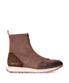 Kansas dames enkellaarzen bruin