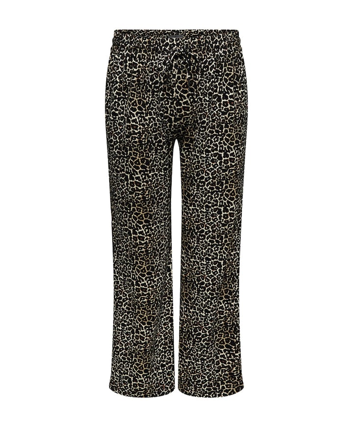 CARPOPTRASH-TADIA MW AOP X-WIDE TAPE PNT broek zwart