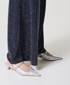 dames slingbacks zilver