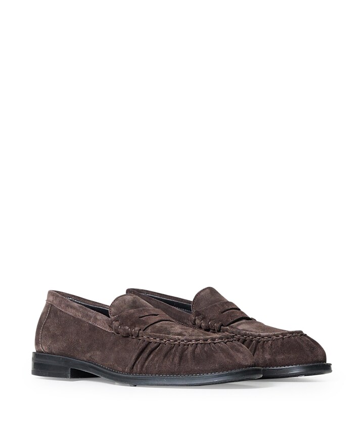 dames loafers bruin
