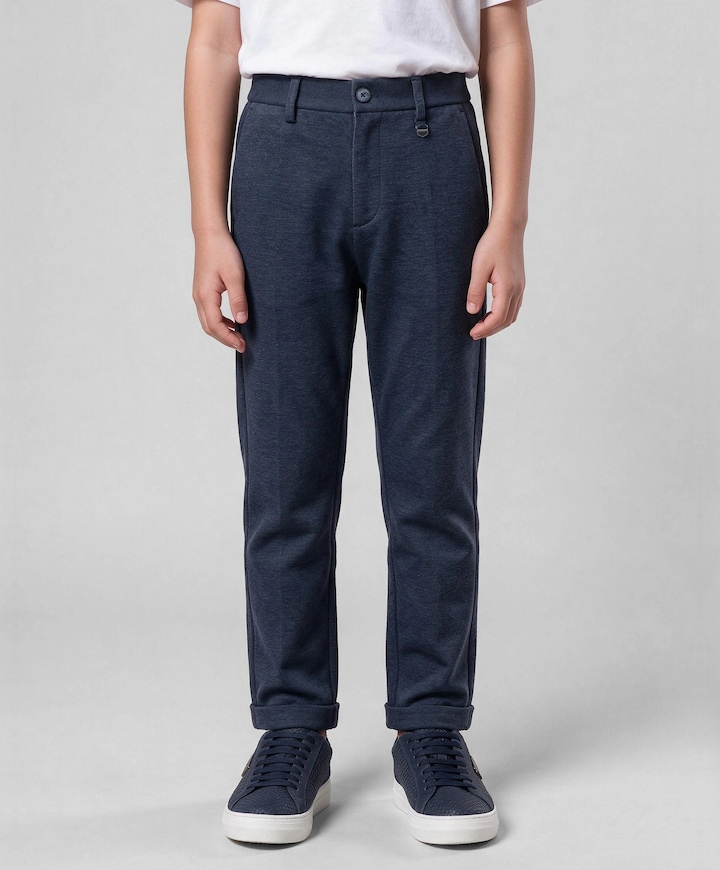 Ankle jongens pantalon blauw